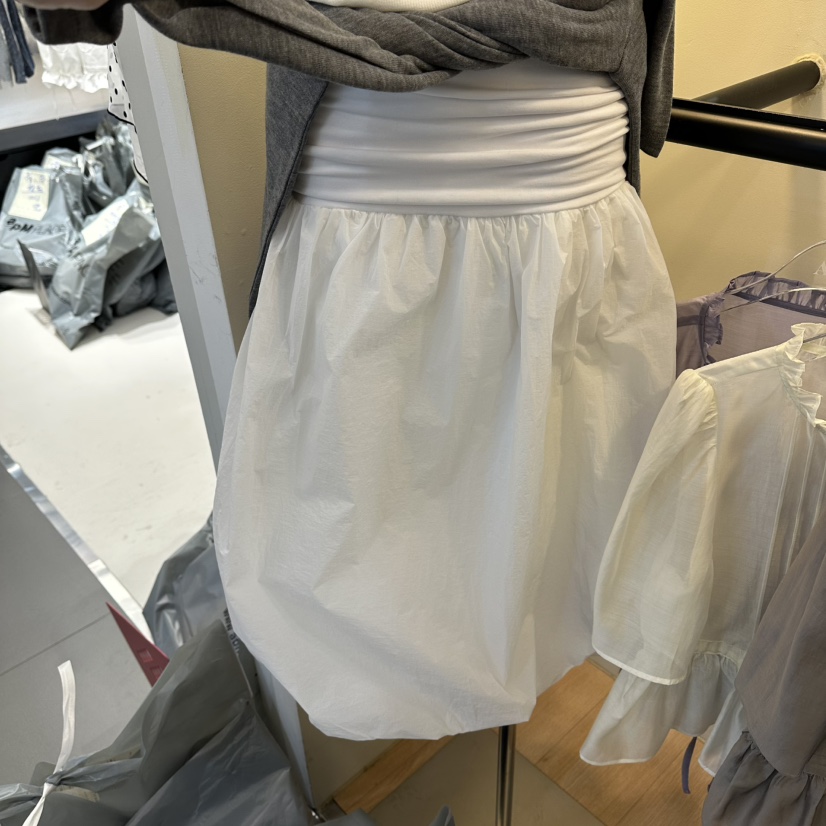 ARR韓國代購女士新款熱賣人氣職業休閑推薦時尚長裙燈籠長款ARR長裙圖色1