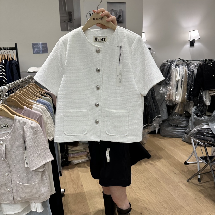 M.G.N韓國代購女裝新款休閑熱賣職業時尚人氣26春夏夾克MAGNET夾克圖色1