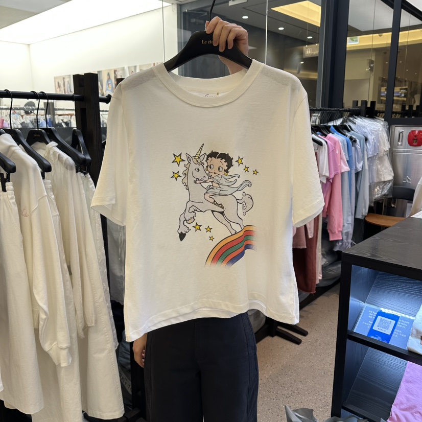 LE ETOILE韓國代購女士新品時尚26春夏推薦職業人氣休閑T恤Le etoileT恤圖色1