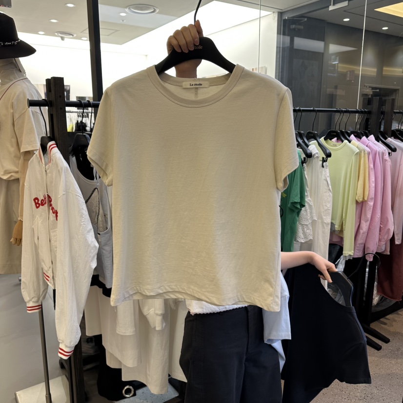 LE ETOILE韓國代購女士新款時尚26春夏熱賣職業人氣推薦T恤Le etoileT恤圖色2