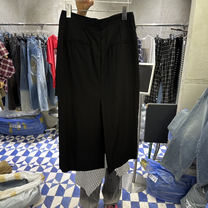 AMOUR韓國代購女裝新品時尚26春夏職業人氣熱賣長裙不對稱AMOUR長裙