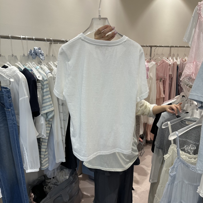 MIMME/LOOKK韓國代購女裝新款熱賣時尚職業推薦休閑人氣T恤MIMME/LOOKKT恤