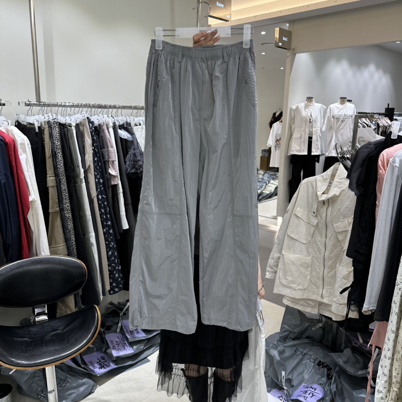 BENE韓國直郵實拍女裝新款熱賣休閑26春夏人氣休閑褲尼龍BENE休閑褲圖色2