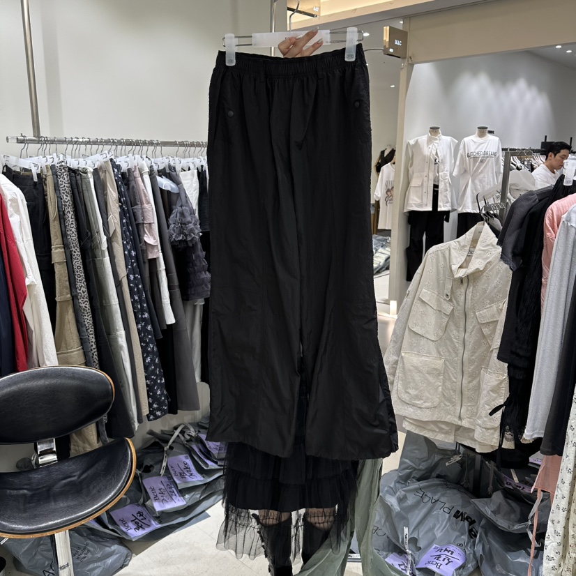 BENE韓國直郵實拍女裝新款熱賣休閑26春夏人氣休閑褲尼龍BENE休閑褲圖色3