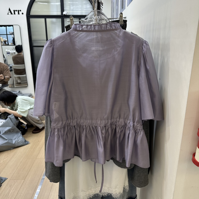 ARR韓國東大門代購女裝新品推薦人氣26春夏熱賣襯衫蕾絲衫ARR襯衫/蕾絲衫