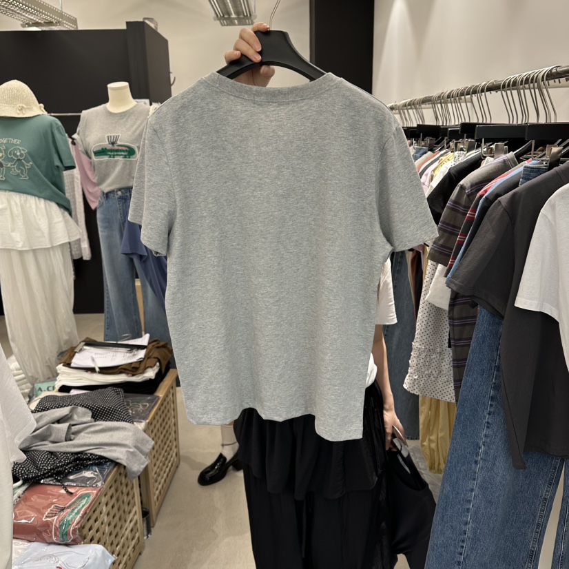 A.CES韓國代購女士新品推薦時尚人氣熱賣職業26春夏休閑T恤A.CEST恤