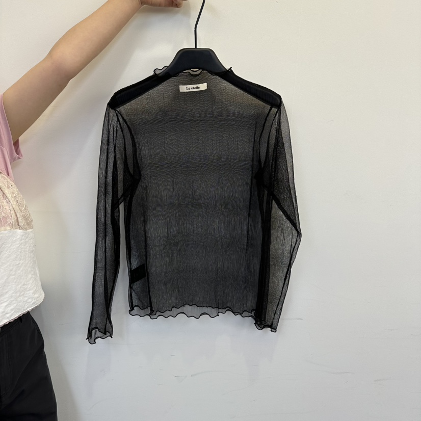 LE ETOILE韓國代購女士新品職業推薦26春夏休閑襯衫蕾絲衫Le etoile襯衫/蕾絲衫
