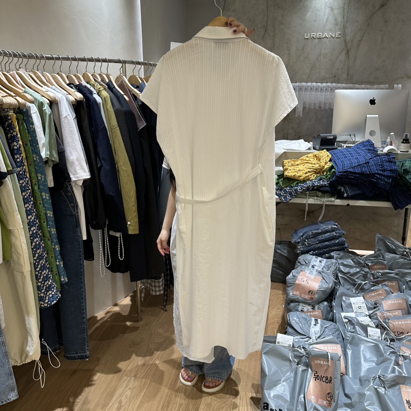 URBANE-P韓國直郵實拍女裝新款26春夏職業休閑時尚連衣裙URBANE-P連衣裙