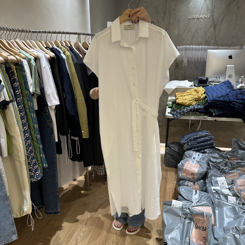 URBANE-P韓國直郵實拍女裝新款26春夏職業休閑時尚連衣裙URBANE-P連衣裙圖色1