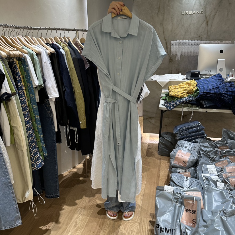 URBANE-P韓國直郵實拍女裝新款26春夏職業休閑時尚連衣裙URBANE-P連衣裙圖色2