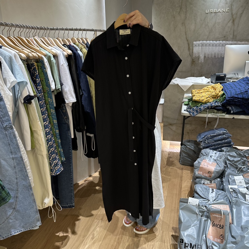 URBANE-P韓國直郵實拍女裝新款26春夏職業休閑時尚連衣裙URBANE-P連衣裙圖色3