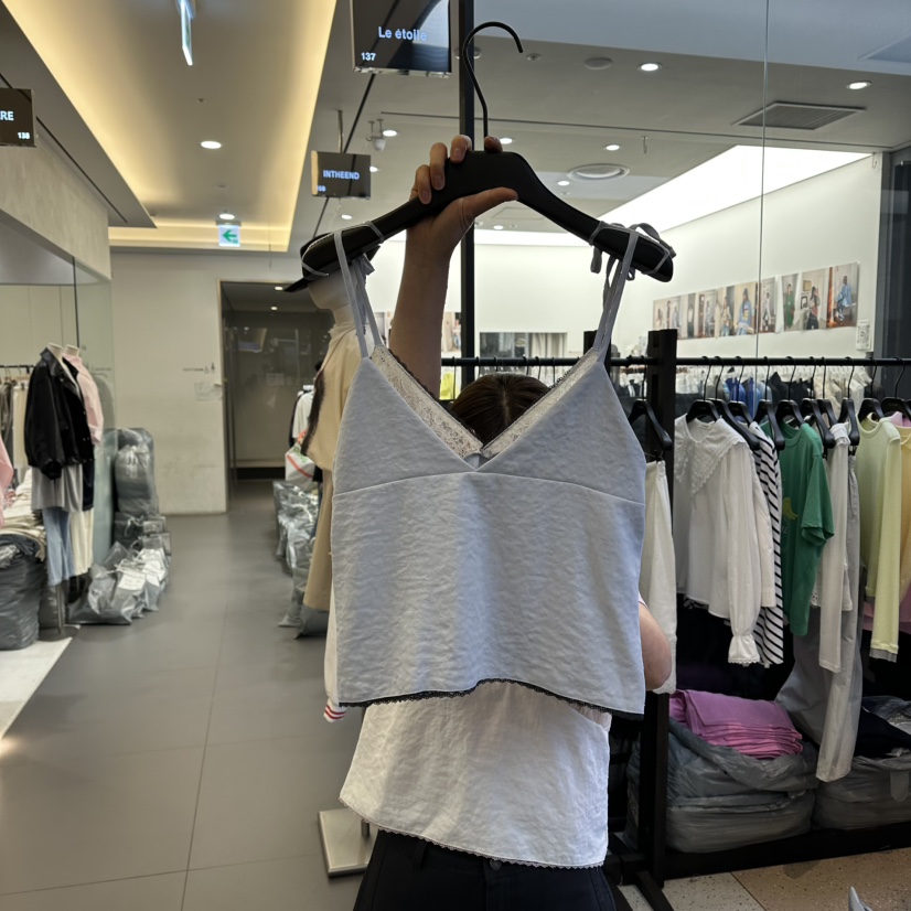 LE ETOILE韓國東大門代購女士新款26春夏吊帶背心不含內搭Le etoile吊帶/背心圖色2