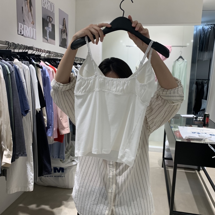 BROT韓國東大門直郵女裝新品人氣休閑職業推薦熱賣吊帶背心BROT吊帶/背心
