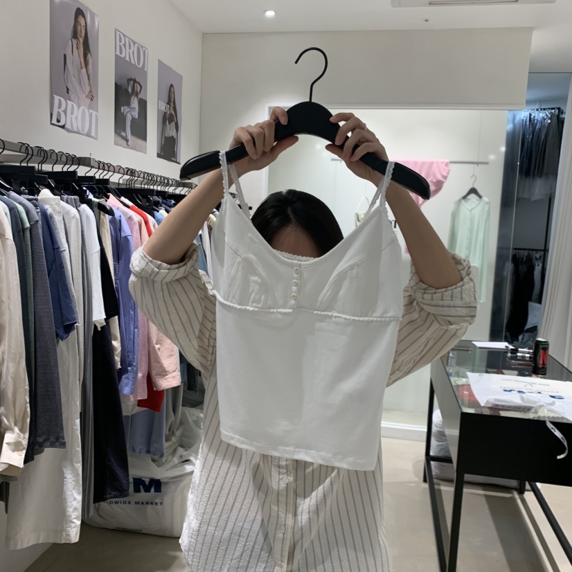 BROT韓國東大門直郵女裝新品人氣休閑職業推薦熱賣吊帶背心BROT吊帶/背心圖色1