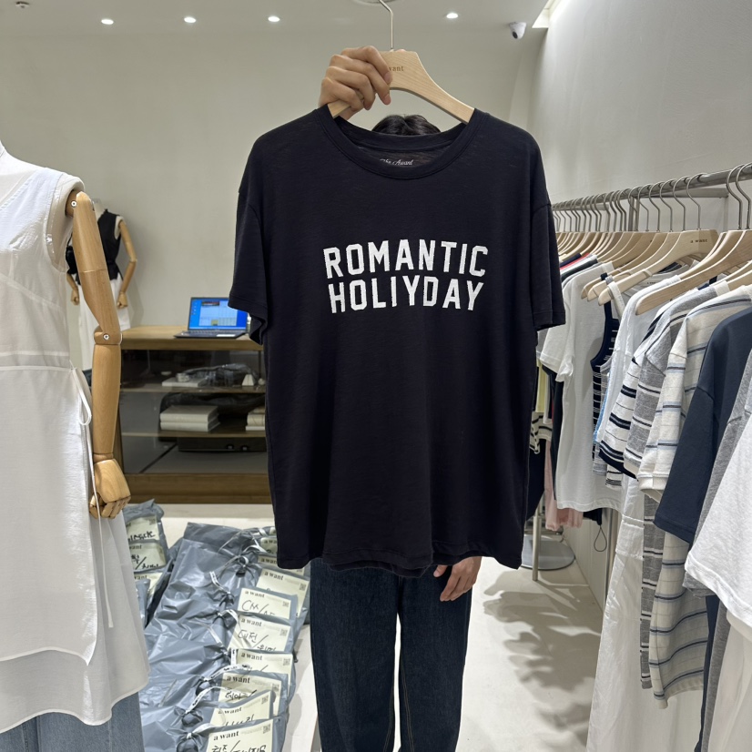 A WANT韓國直郵實拍女裝新品職業人氣熱賣26春夏推薦T恤A WANTT恤圖色3