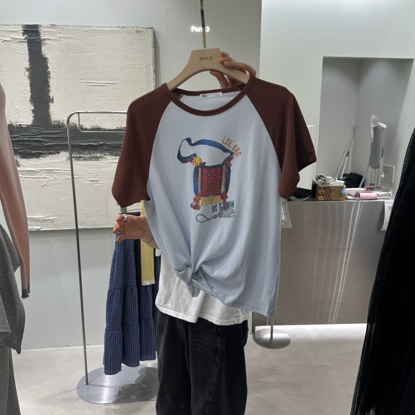 PART3韓國東大門直郵女裝新品人氣26春夏職業推薦熱賣T恤Part.3T恤圖色1