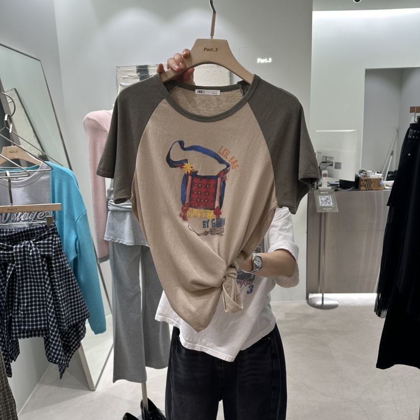 PART3韓國東大門直郵女裝新品人氣26春夏職業推薦熱賣T恤Part.3T恤圖色2