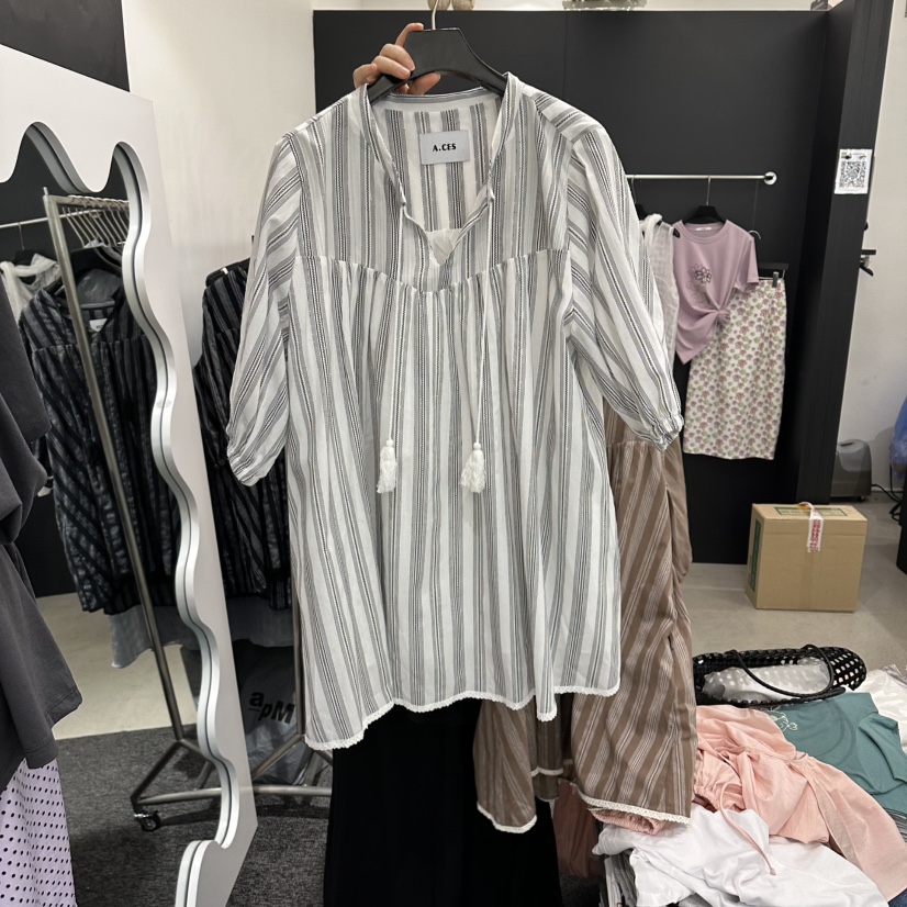 A.CES韓國直郵女裝新品職業26春夏人氣推薦熱賣時尚連衣裙A.CES連衣裙圖色1