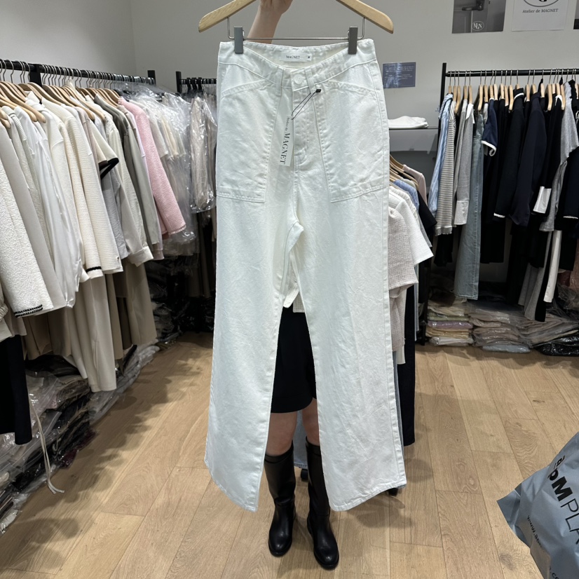 M.G.N韓國直郵實拍女裝新品人氣熱賣推薦26春夏休閑休閑褲MAGNET休閑褲圖色1