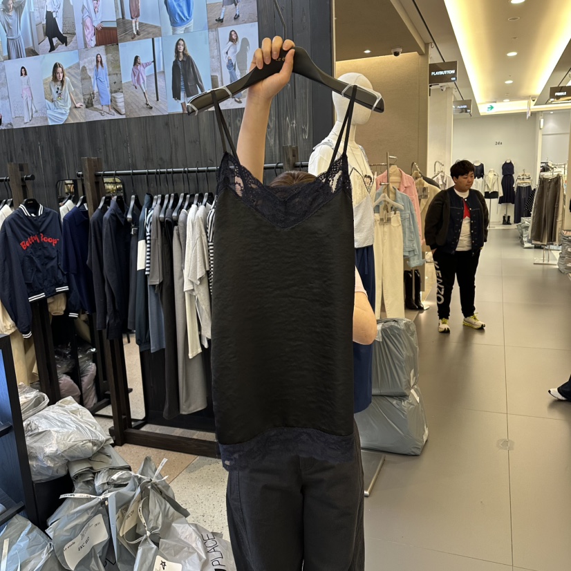 LE ETOILE韓國東大門直郵女裝新品時尚休閑吊帶背心蕾絲Le etoile吊帶/背心圖色2