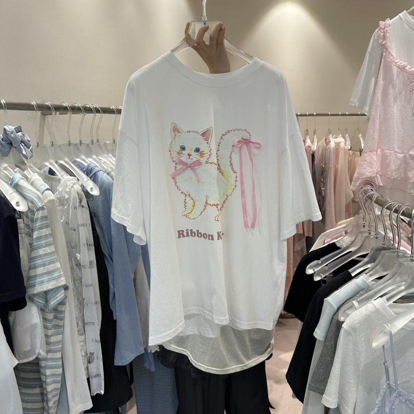 MIMME/LOOKK韓國東大門直郵女裝新款人氣26春夏休閑T恤格子MIMME/LOOKKT恤圖色3