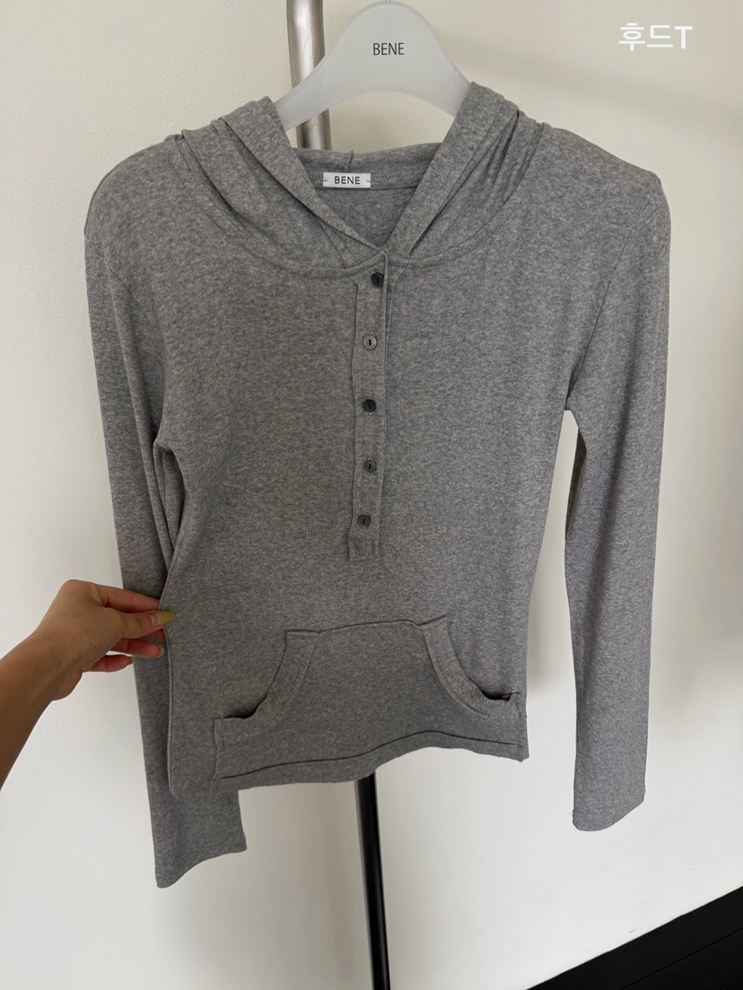 BENE韓國東大門直郵女裝新品人氣職業時尚推薦長袖T恤連帽衫BENE長袖T恤圖色5