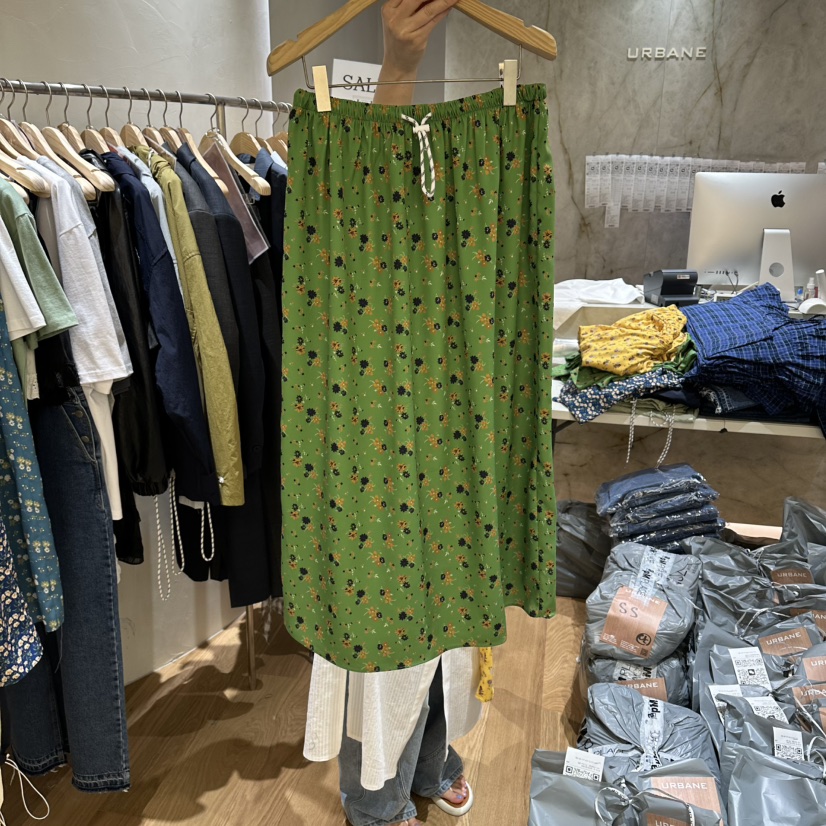 URBANE-P韓國代購女士新款時尚職業26春夏推薦熱賣休閑長裙URBANE-P長裙圖色2