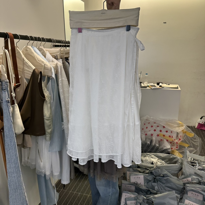 FIND-P韓國直郵實拍女士新款熱賣推薦時尚人氣職業休閑長裙FIND-P長裙圖色2