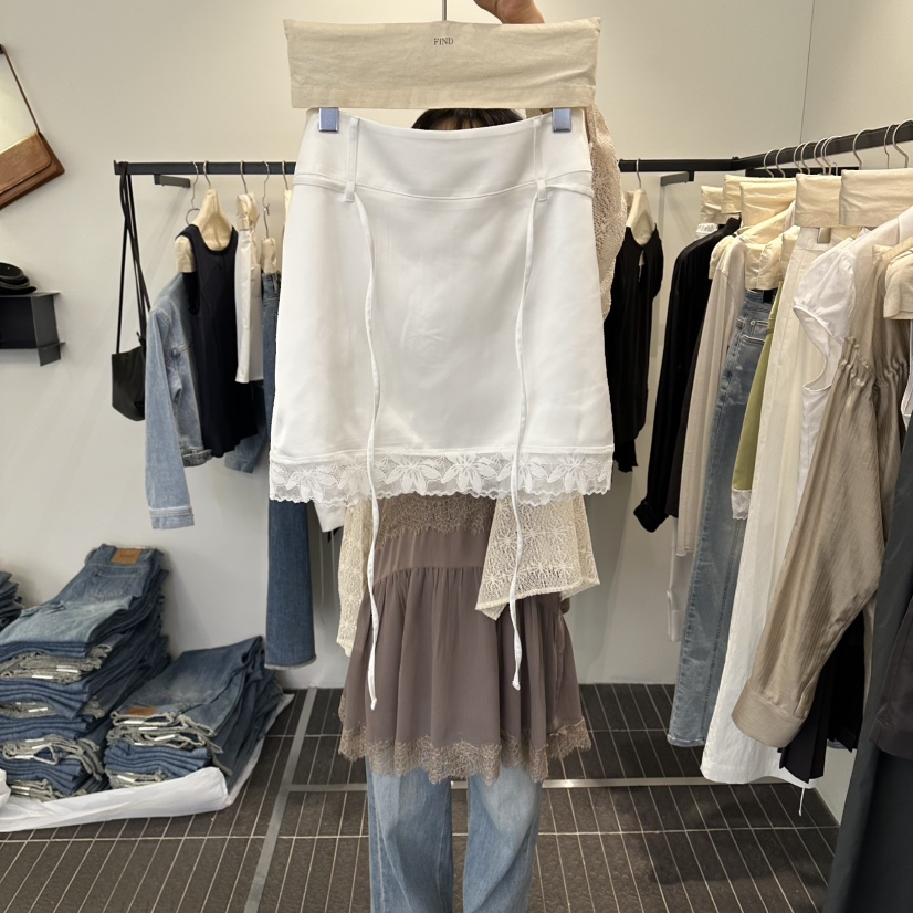 FIND-P韓國東大門直郵女裝新品職業推薦26春夏半身裙中短裙FIND-P半身裙/中短裙圖色3