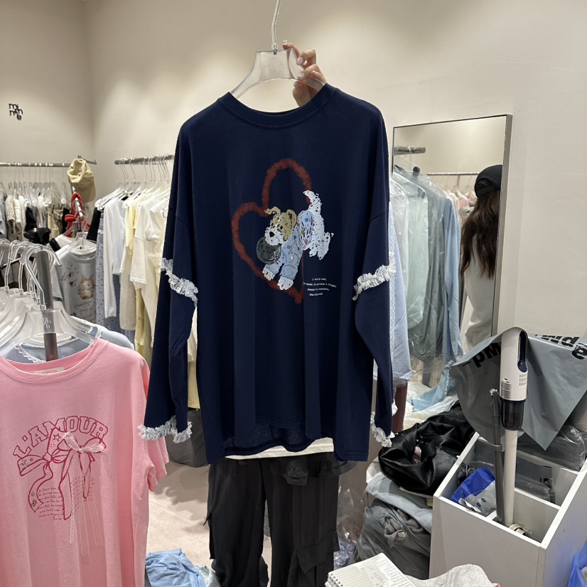 MIMME/LOOKK韓國直郵實拍女裝新品職業推薦時尚人氣長袖T恤MIMME/LOOKK長袖T恤圖色2