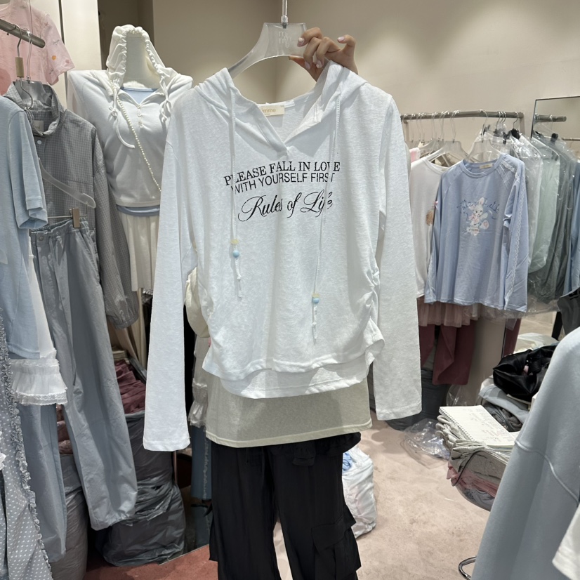 MIMME/LOOKK韓國直郵實拍女裝新款熱賣休閑時尚推薦長袖T恤MIMME/LOOKK長袖T恤圖色1