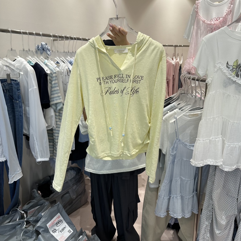 MIMME/LOOKK韓國直郵實拍女裝新款熱賣休閑時尚推薦長袖T恤MIMME/LOOKK長袖T恤圖色3