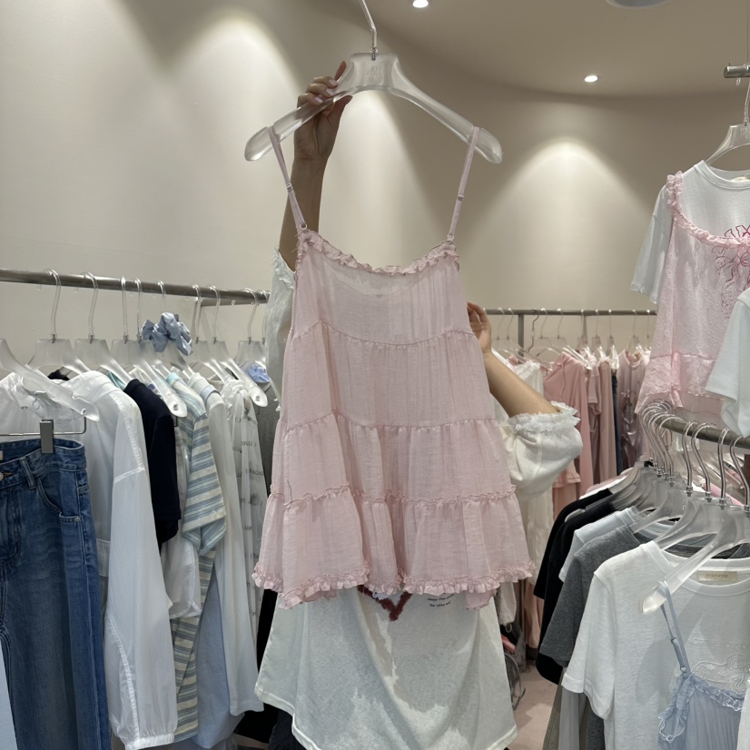 MIMME/LOOKK韓國直郵實拍女士新品時尚吊帶背心不含內搭MIMME/LOOKK吊帶/背心