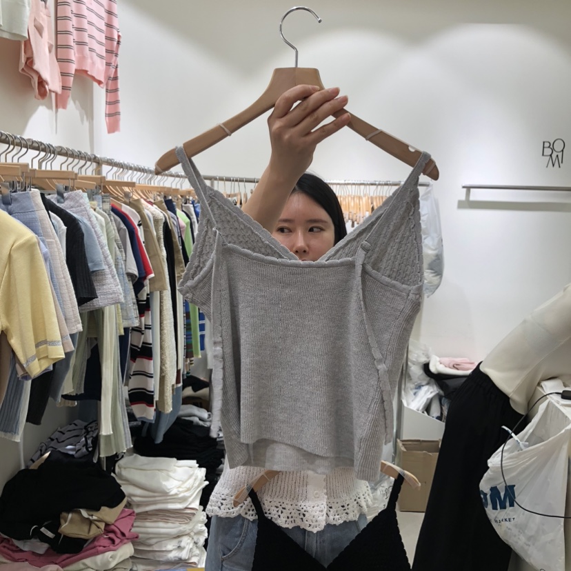 BY BOMI韓國東大門直郵女裝新款26春夏時尚職業吊帶背心BY BOMI吊帶/背心