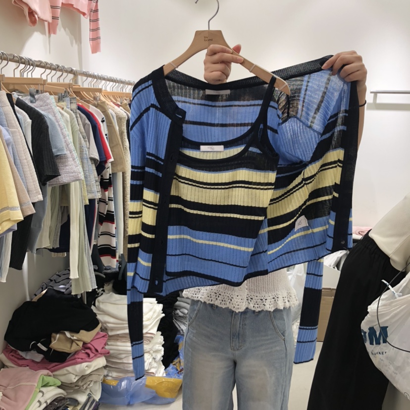 BY BOMI韓國東大門直郵女裝新品推薦休閑人氣套裝套裝羅紋BY BOMI套裝