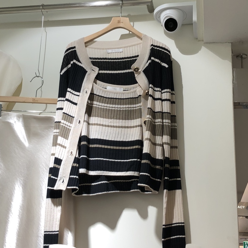 BY BOMI韓國東大門直郵女裝新品推薦休閑人氣套裝套裝羅紋BY BOMI套裝圖色2