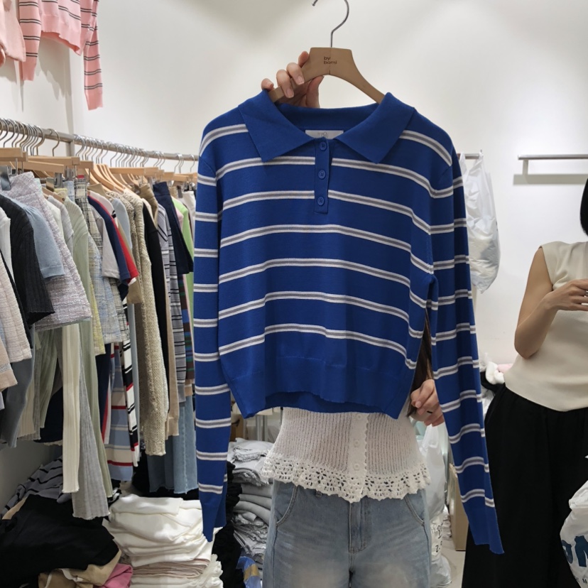 BY BOMI韓國直郵實拍女士新款26春夏職業熱賣休閑針織衫BY BOMI針織衫圖色2