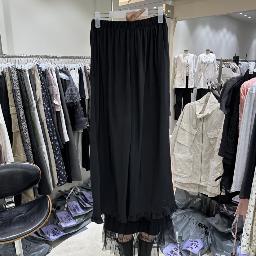 BENE韓國直郵實拍女士新品時尚休閑推薦人氣職業26春夏休閑褲BENE休閑褲圖色5黑色