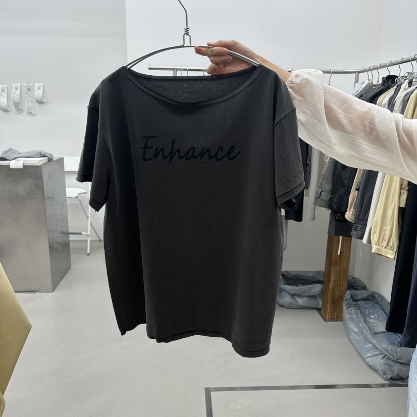 ENHANCE韓國直郵實拍女裝新款人氣時尚休閑職業26春夏T恤ENHANCE/HOPESMORET恤圖色3