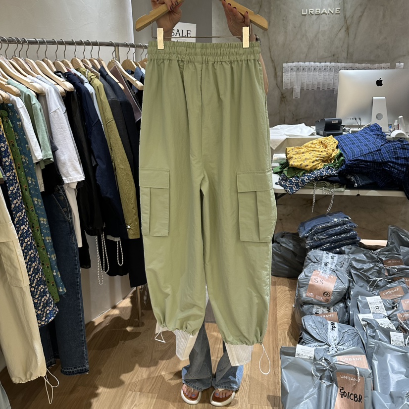 URBANE-P韓國東大門直郵女士新款26春夏時尚休閑人氣休閑褲URBANE-P休閑褲