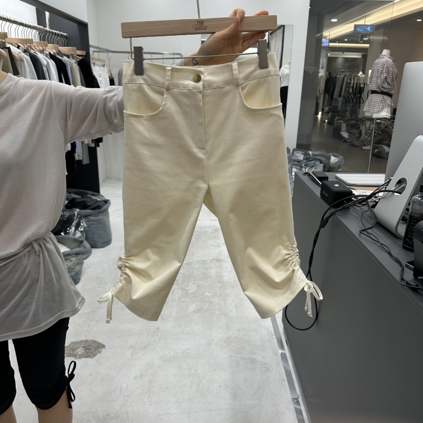 THE VALUE韓國東大門代購女士新品推薦時尚熱賣短褲七分褲THE VALUE短褲圖色1