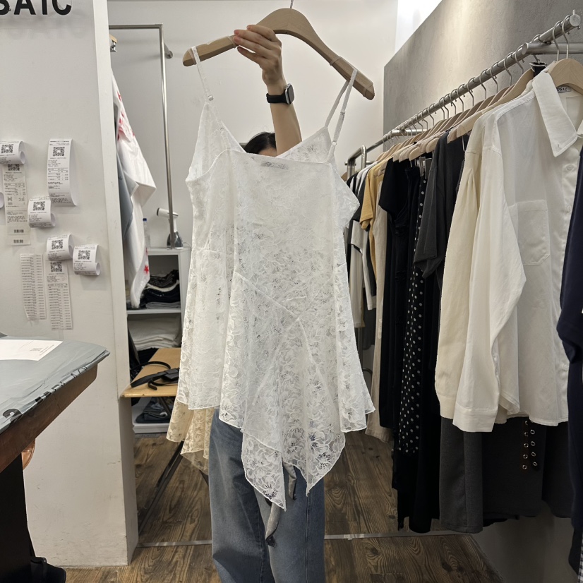 MOSAIC韓國直郵女士新款推薦職業熱賣時尚休閑吊帶背心蕾絲MOSAIC吊帶/背心