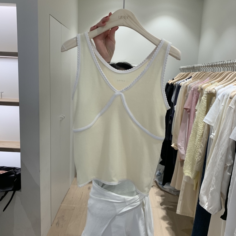 LIFFEY韓國直郵女士新品推薦休閑熱賣人氣26春夏吊帶背心LIFFEY吊帶/背心圖色2