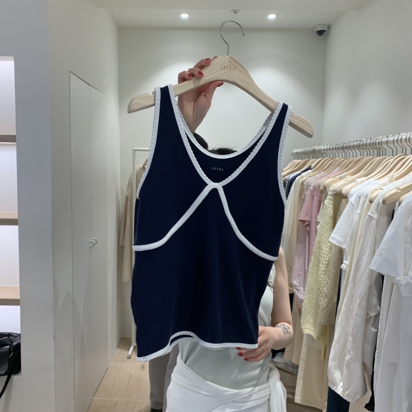 LIFFEY韓國直郵女士新品推薦休閑熱賣人氣26春夏吊帶背心LIFFEY吊帶/背心圖色3