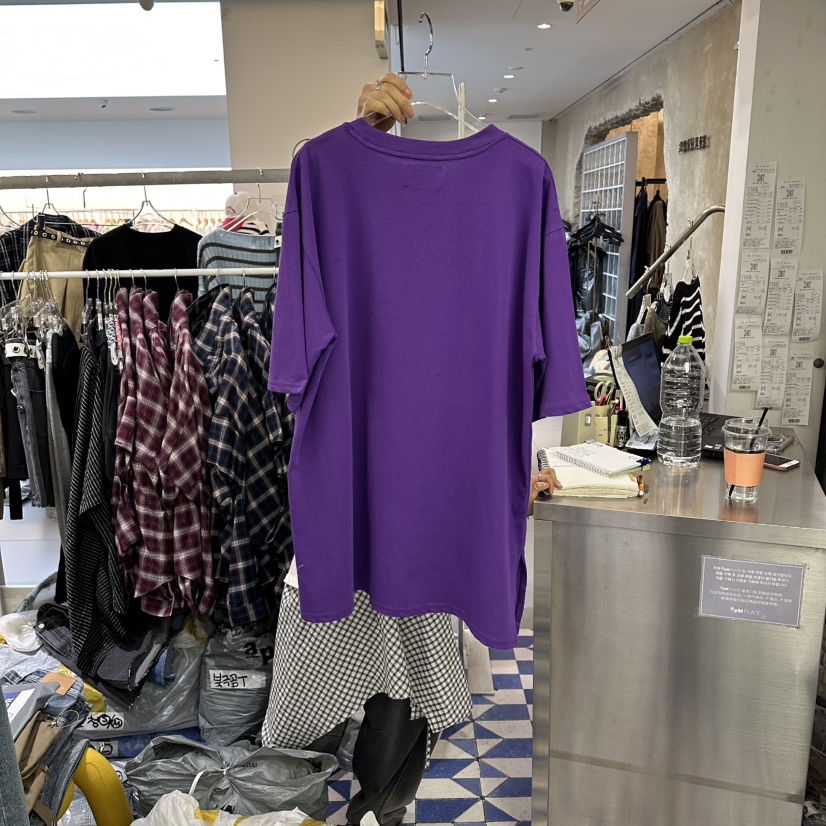 AMOUR韓國代購女士新品推薦人氣熱賣休閑26春夏時尚職業T恤AMOURT恤