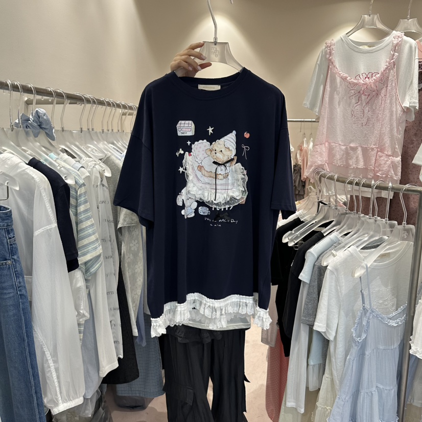 MIMME/LOOKK韓國直郵實拍女裝新品26春夏職業時尚人氣T恤MIMME/LOOKKT恤圖色2