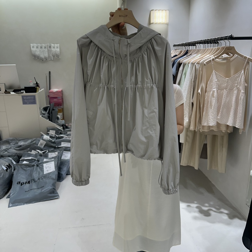 MILLIF韓國東大門直郵女裝新款人氣26春夏職業熱賣休閑夾克MILLIF夾克圖色2