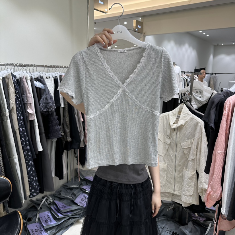 BENE韓國東大門代購女裝新款熱賣人氣時尚推薦26春夏休閑T恤BENET恤圖色2