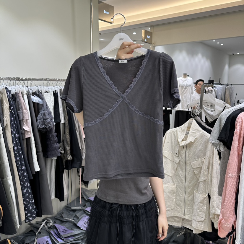 BENE韓國東大門代購女裝新款熱賣人氣時尚推薦26春夏休閑T恤BENET恤圖色3