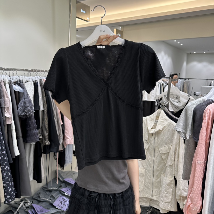 BENE韓國東大門代購女裝新款熱賣人氣時尚推薦26春夏休閑T恤BENET恤圖色4